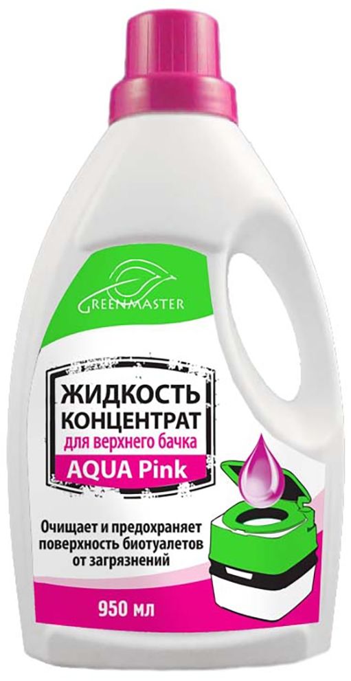 Изображение товара Жидкость-концентрат для верхнего бачка биотуалетов Pink Green Master 0,95 л