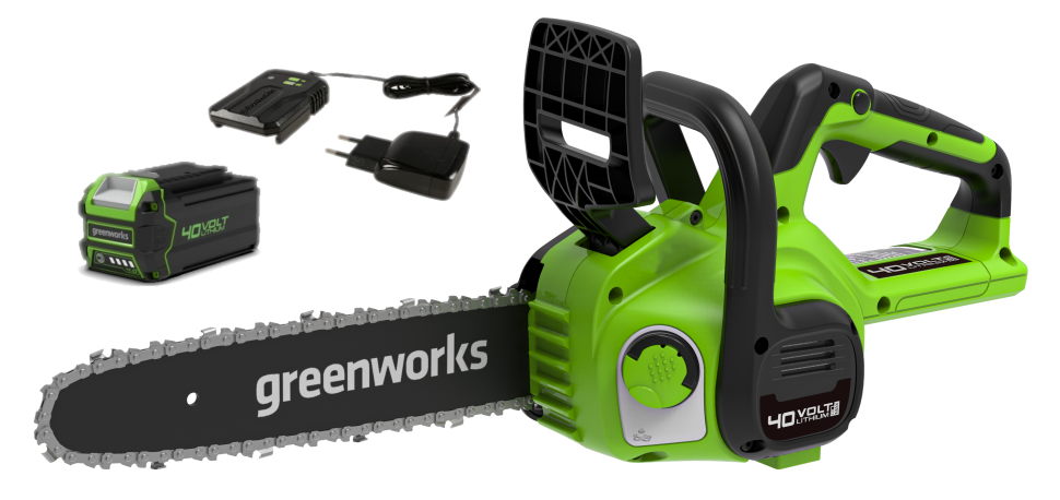 Изображение товара Аккумуляторная цепная пила Greenworks G40CS30IIk2 40V 30 см с АКБ и ЗУ