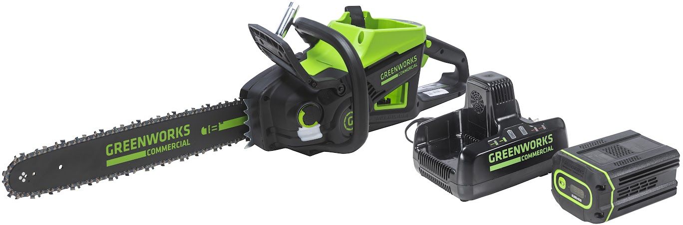 Изображение товара Пила аккумуляторная Greenworks GC82CS25 82 В 2007507UA с АКБ и З/У 