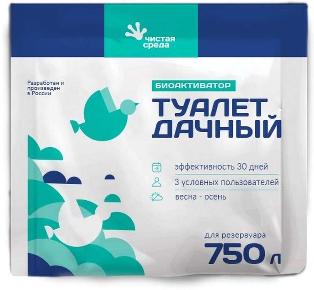 Изображение товара Биопрепарат для выгребных ям Туалет дачный 750 л