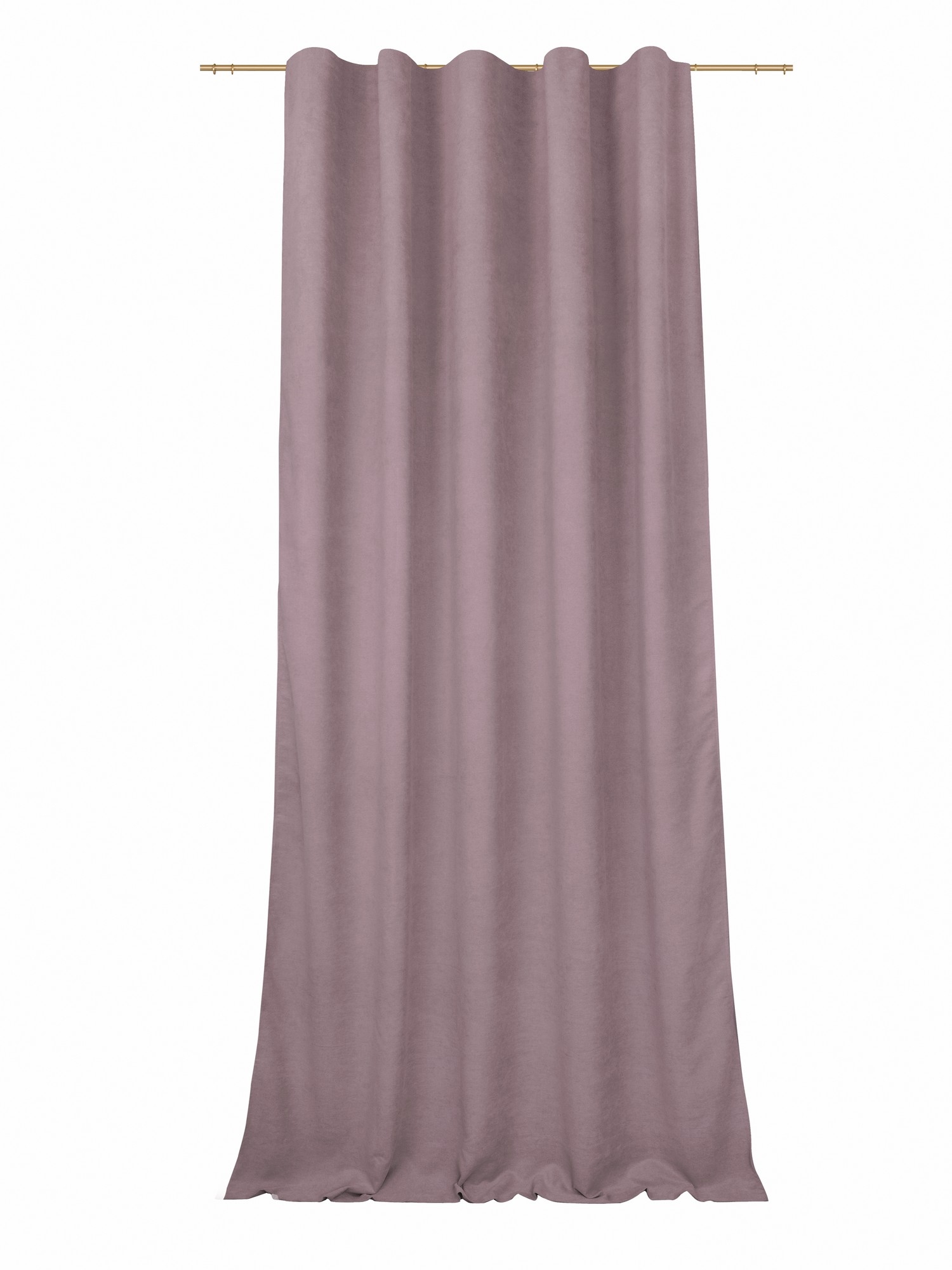 Изображение товара Штора портьерная Однотонная пыльно-розовая 140х280 см