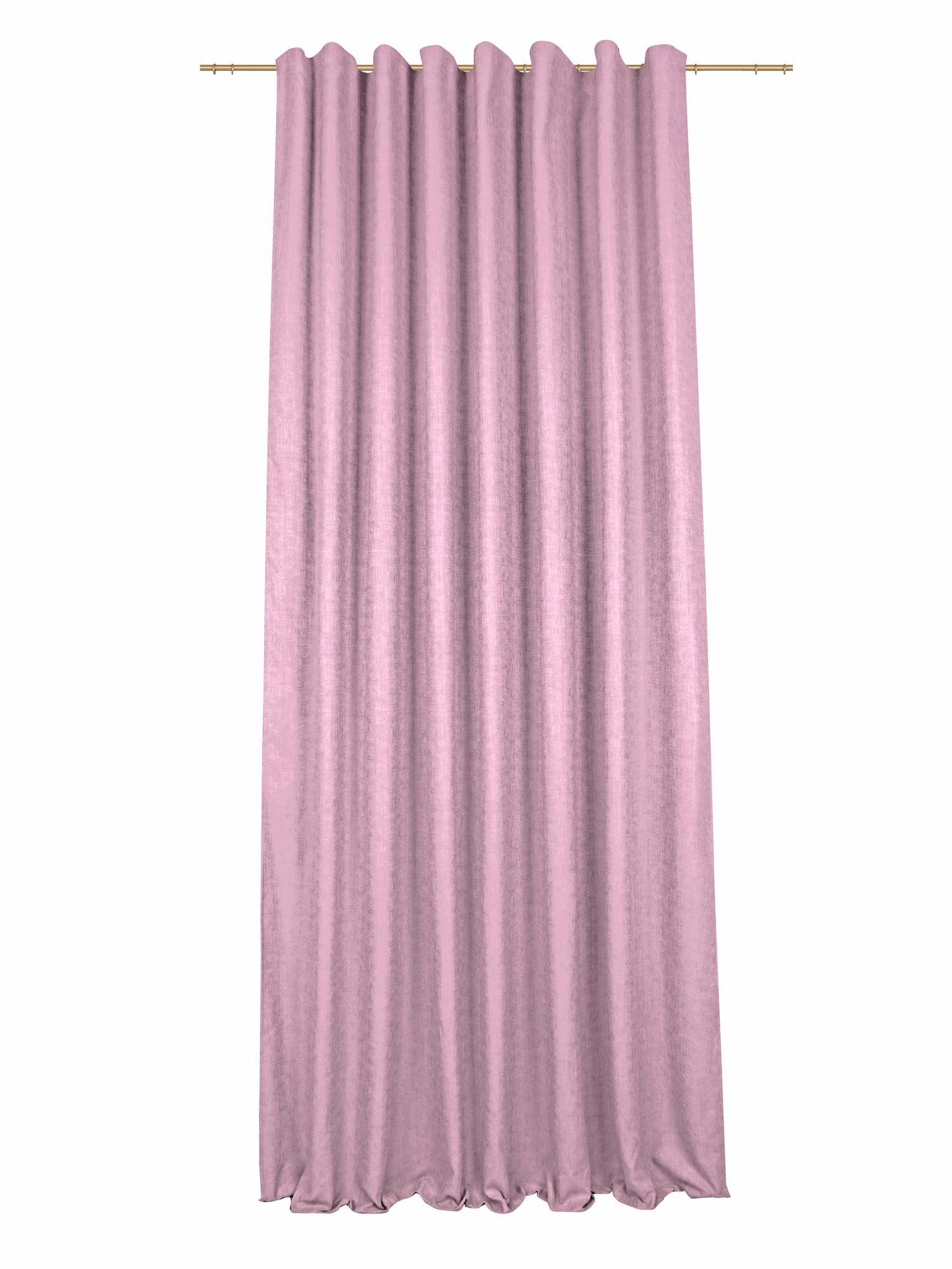 Изображение товара Штора портьерная Шеннилл розовая 200х280 см для стильного интерьера