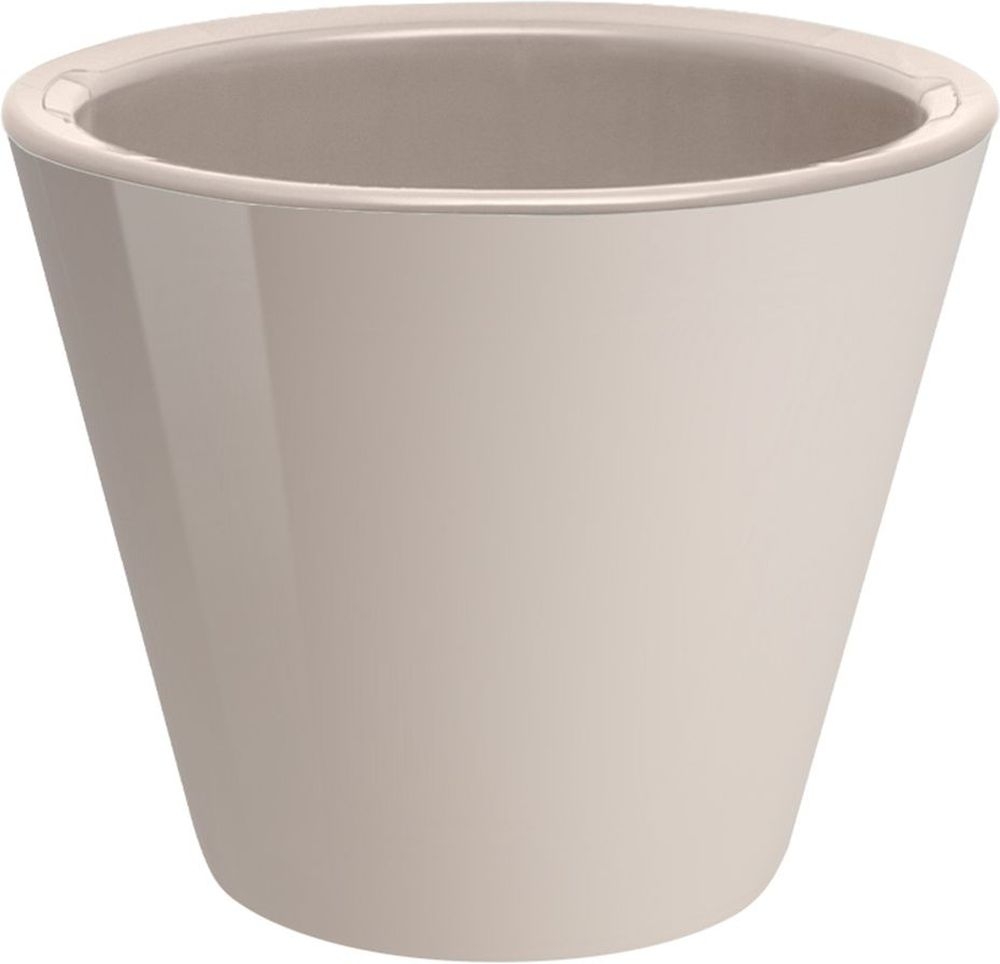 Изображение товара Кашпо со встроенным дренажем КЛАССИКА пудровый D23 H19,5