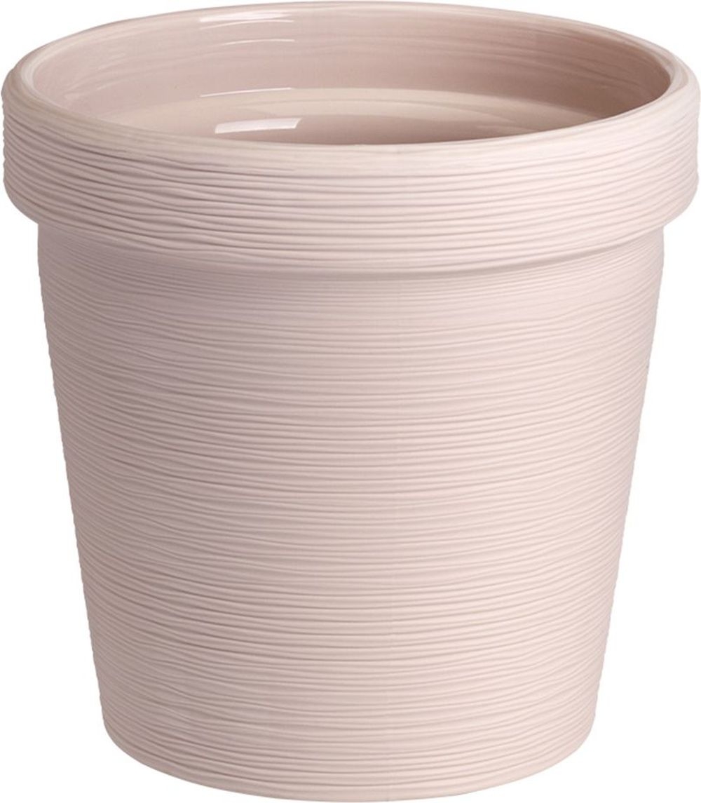 Изображение товара Кашпо со встроенным дренажем ТЕРРА пудровый D16,5 H16 стильное и практичное