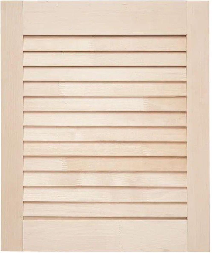 Изображение товара Дверца жалюзийная береза сорт А 20х394x605 мм