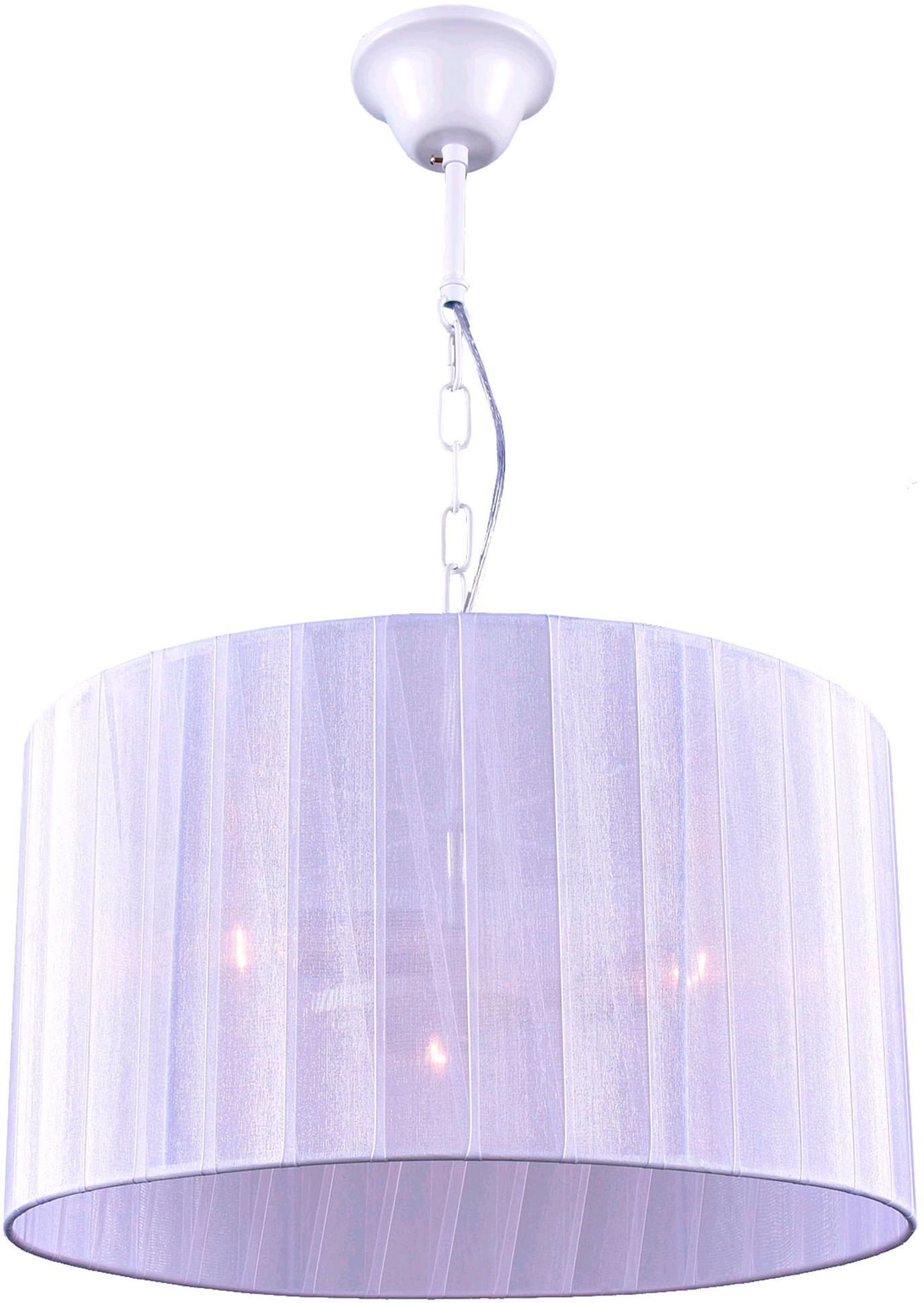 Изображение товара Люстра потолочная 3xE14x60 Вт металлическая белая 42x42x22 см