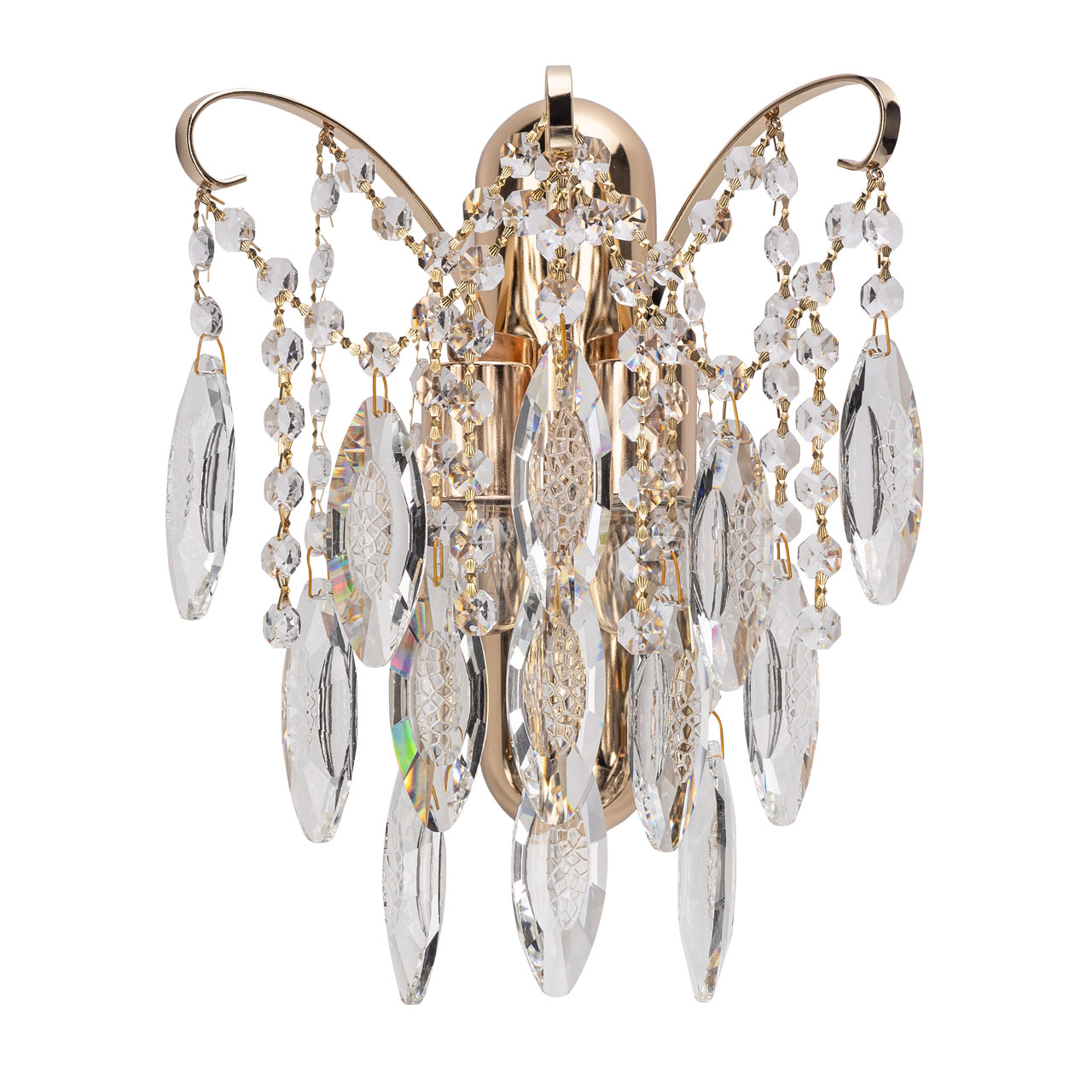 Изображение товара Бра БРИЗ 2хE27х60 Вт черное золото 32х27х15 см