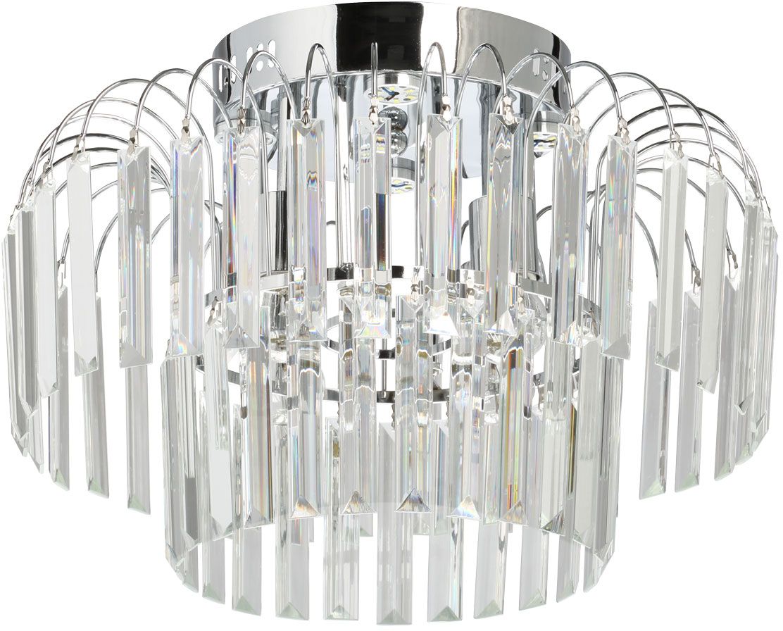 Изображение товара Люстра БРИЗ 4хE27х60 Вт хром 29х29х42 см