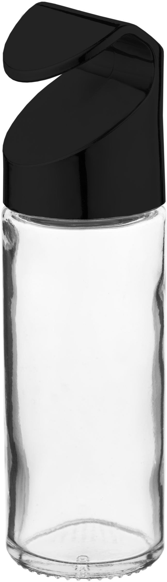 Изображение товара Стеклянная навесная баночка для специй LEMAX черная матовая 140х40х40 мм