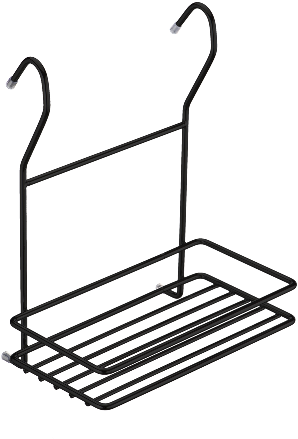 Изображение товара Полка для рейлинговой системы LEMAX черная матовая 250х135 мм