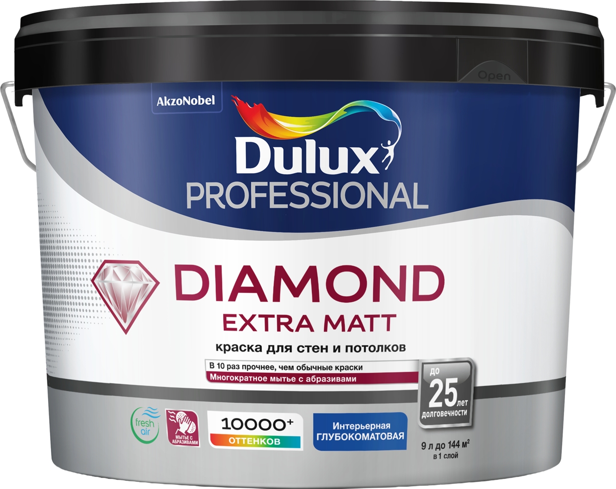 Изображение товара Краска Dulux Professional Diamond Extra Matt 9л глубокоматовая