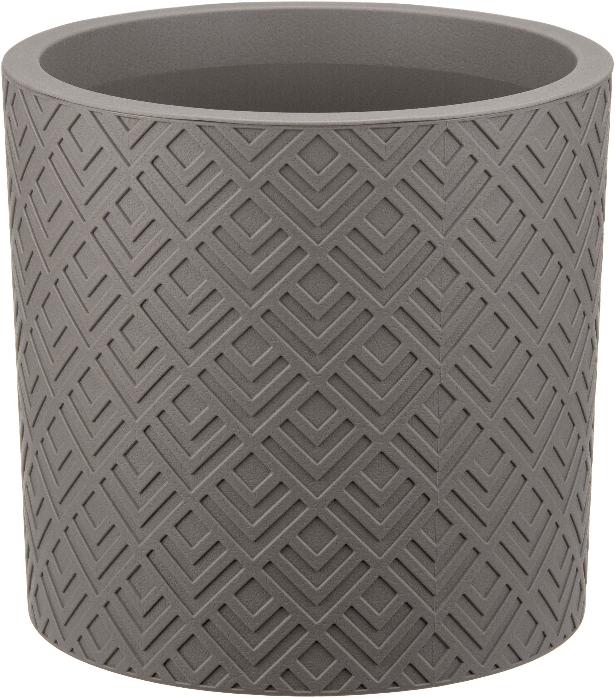 Изображение товара Кашпо этна IDEA французский серый D20 H19 для интерьера и террасы