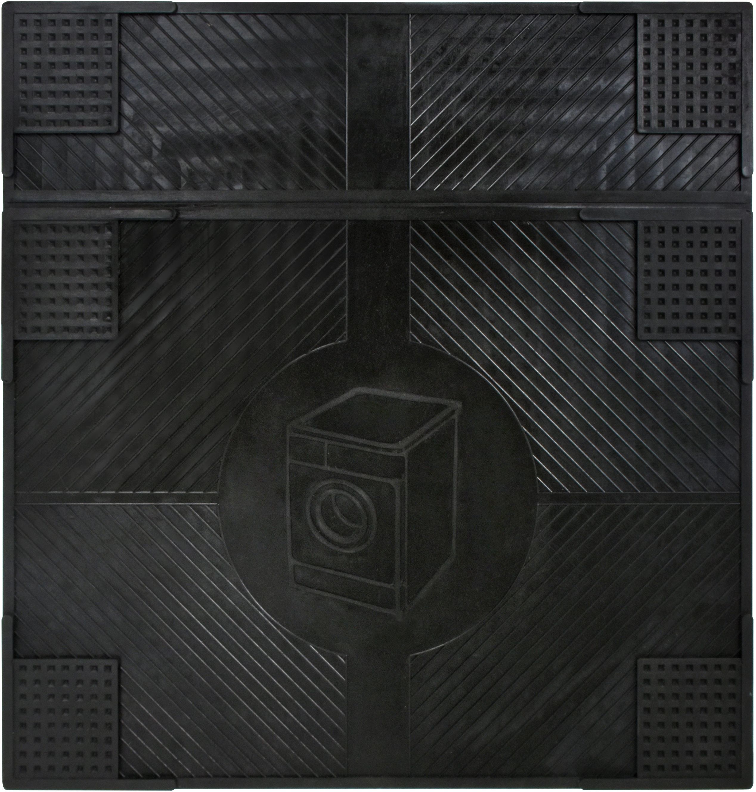 Изображение товара Коврик резиновый "Антивибрационный", черный VORTEX