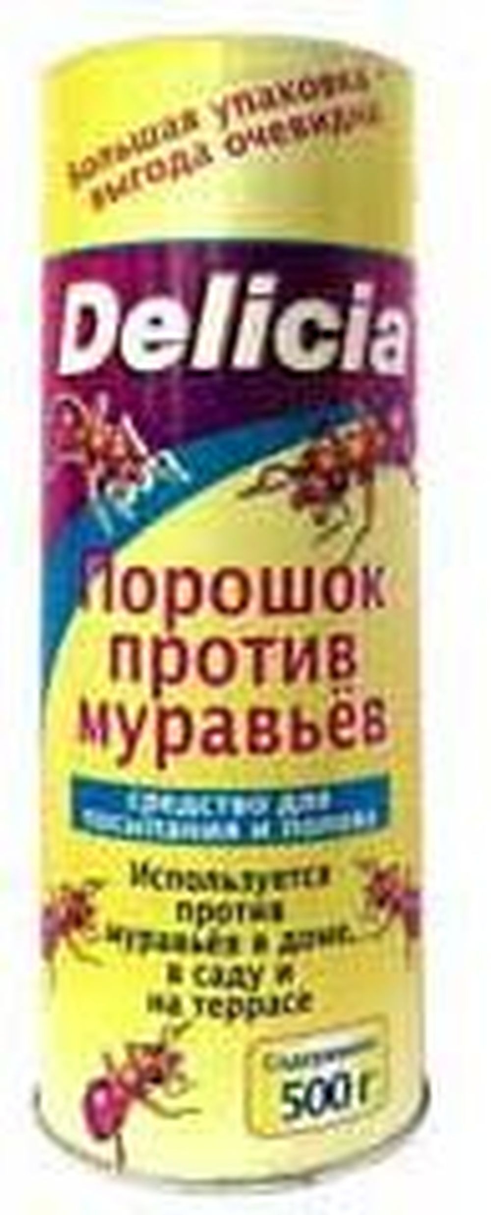 Изображение товара Порошок от муравьёв Delicia дом, сад 500 г для борьбы с вредителями