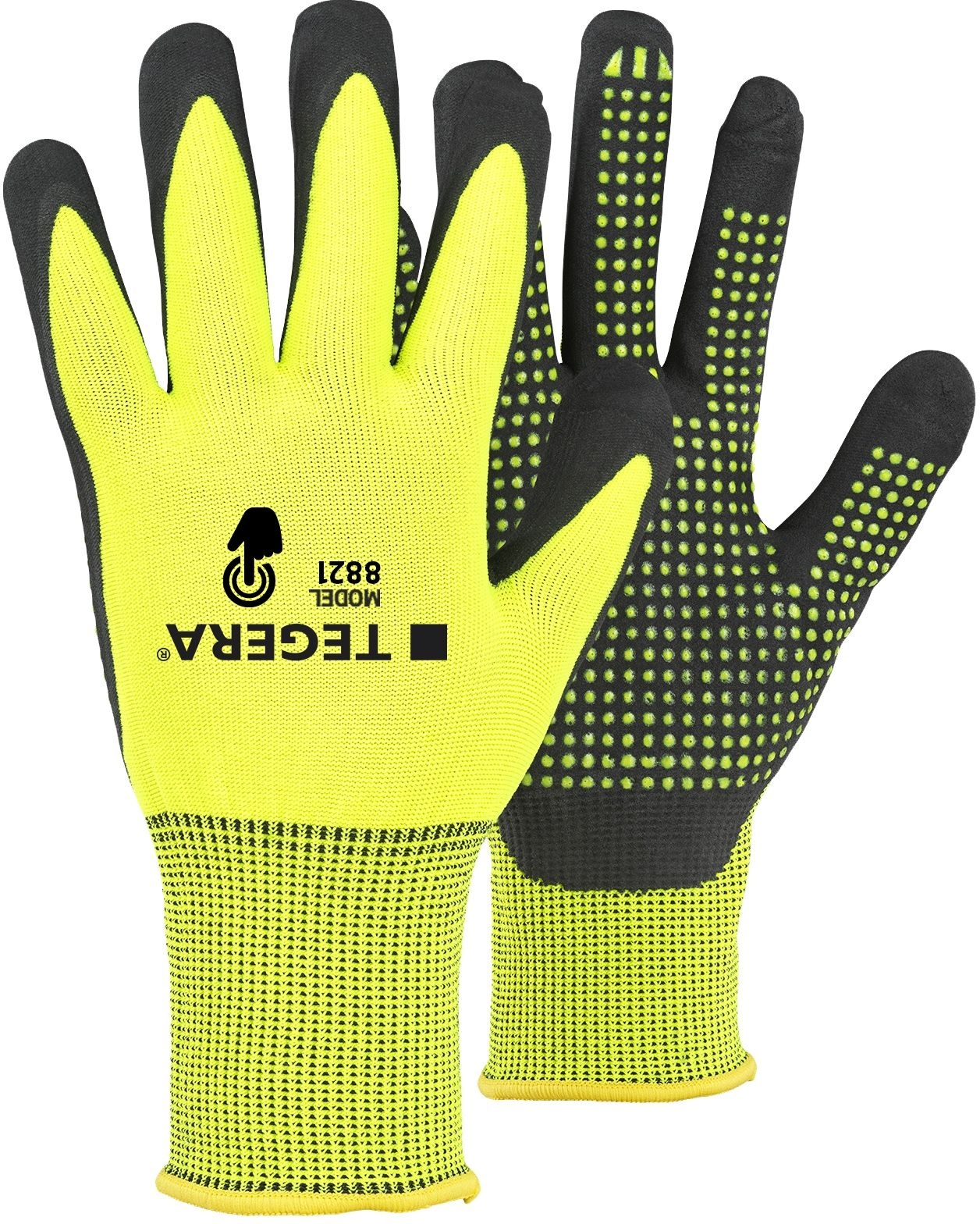 Изображение товара Перчатки садовые TEGERA 8821 защитные размер 7 с отличным захватом