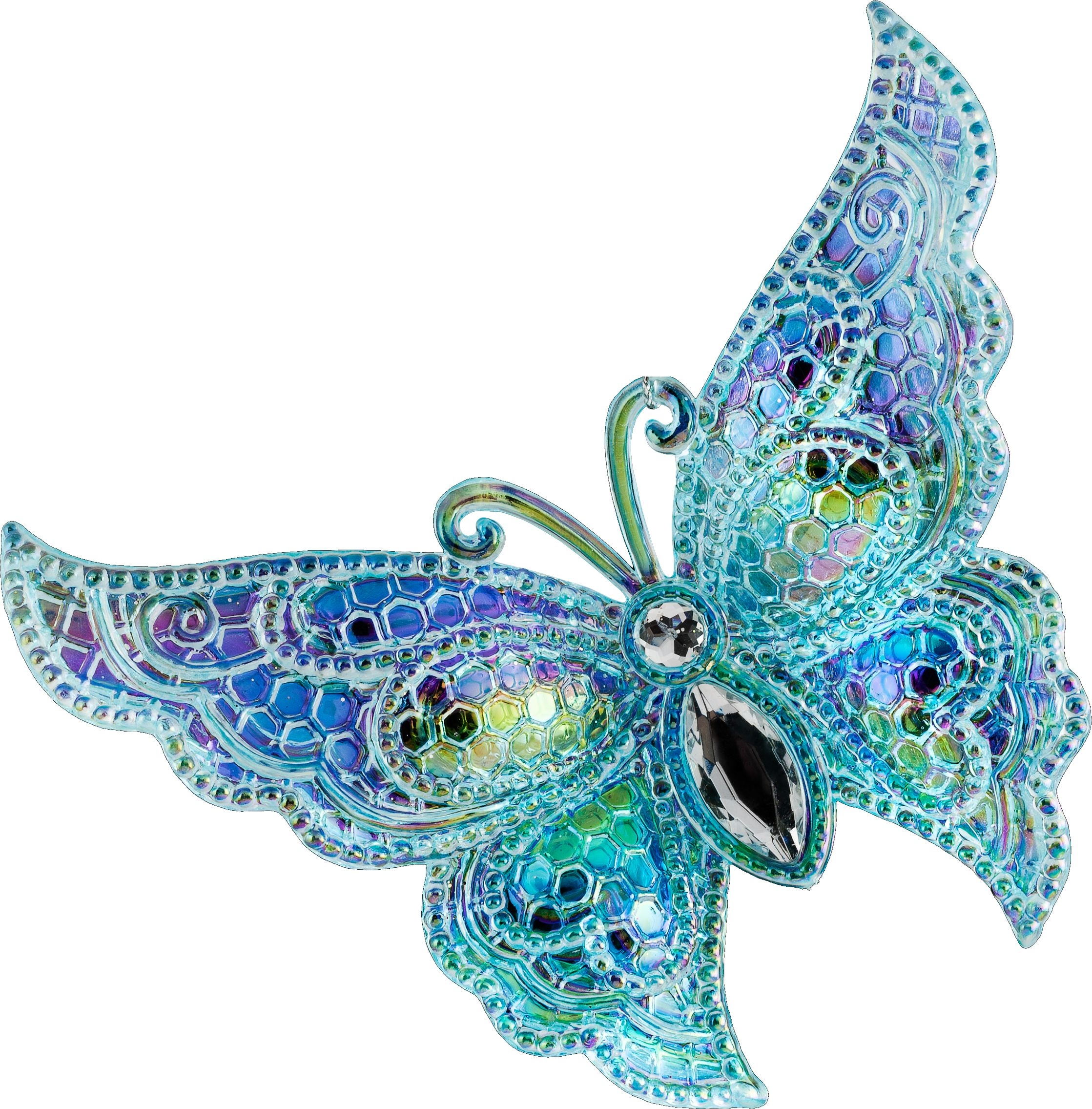 Изображение товара Ёлочная игрушка бабочка ERICH KRAUSE с рельефным покрытием