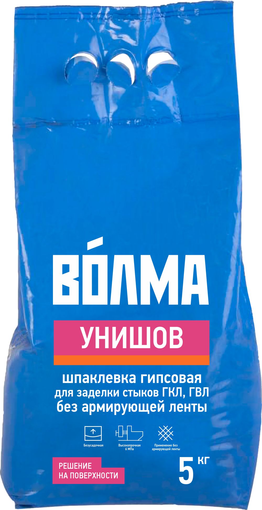 Изображение товара Шпаклевка гипсовая Волма универсальный шов 5 кг