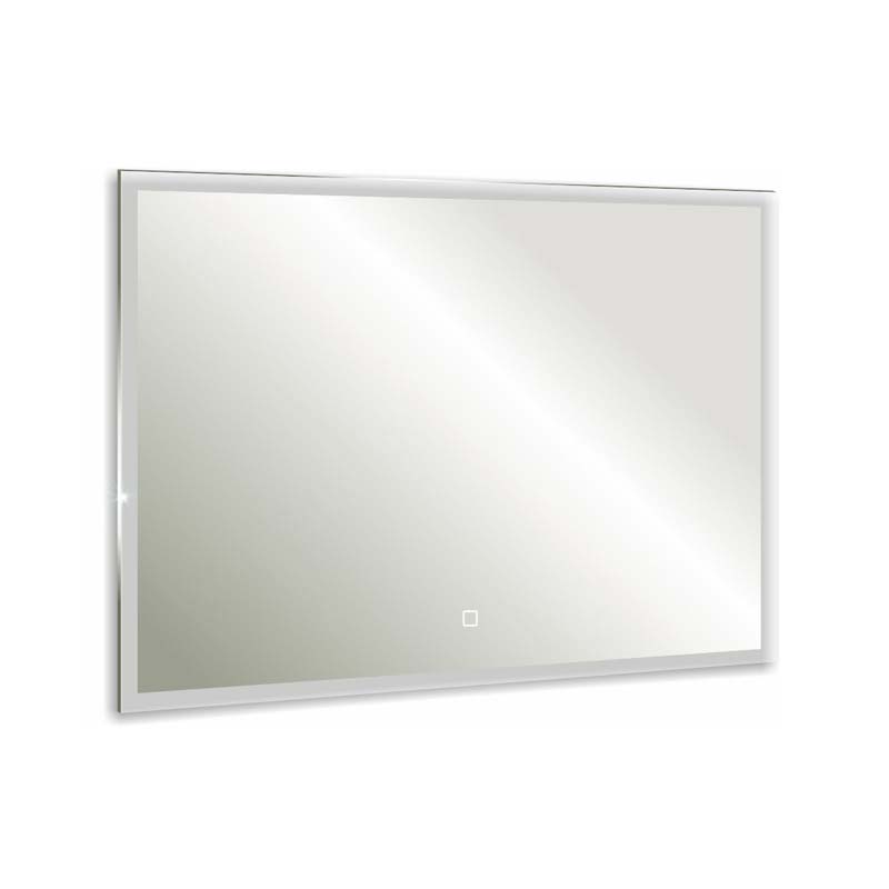 Изображение товара Зеркало с LED подсветкой и часами для ванной 60х80 см SILVER MIRROR