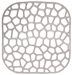 Изображение товара Решетка IDEA квадратная серая 30х30 см