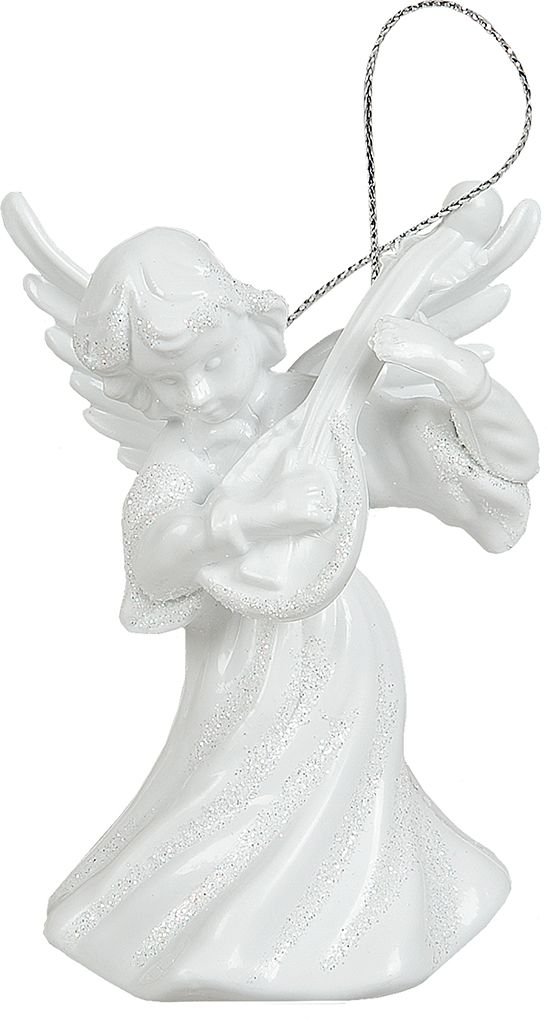 Изображение товара Ёлочная игрушка Ангел 6-0 объемный белый 60x50x90 мм