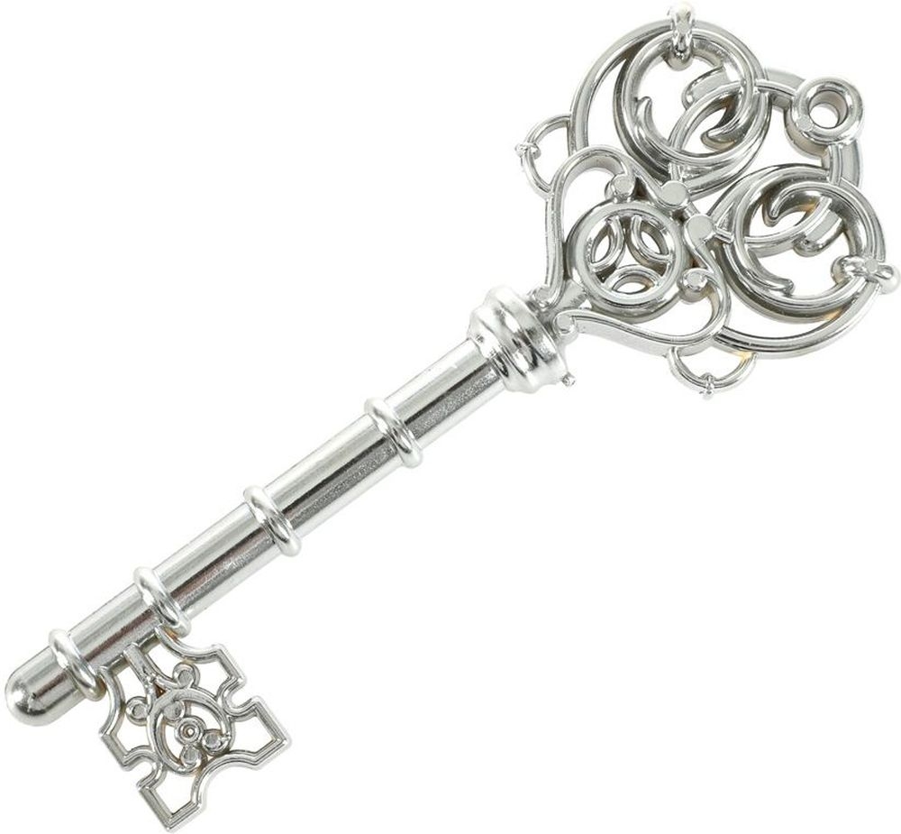 Изображение товара Ёлочная игрушка Ключик Key-4 серебро 60x150x10 мм новогодний декор