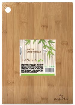 Изображение товара Доска бамбуковая ATMOSPHERE Natura 35х25х1.5 см