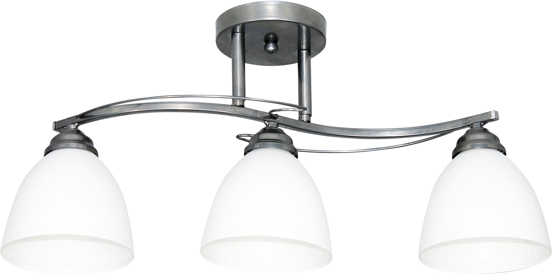 Изображение товара Люстра потолочная 3xE27x60 Вт белая 56x18x25 см