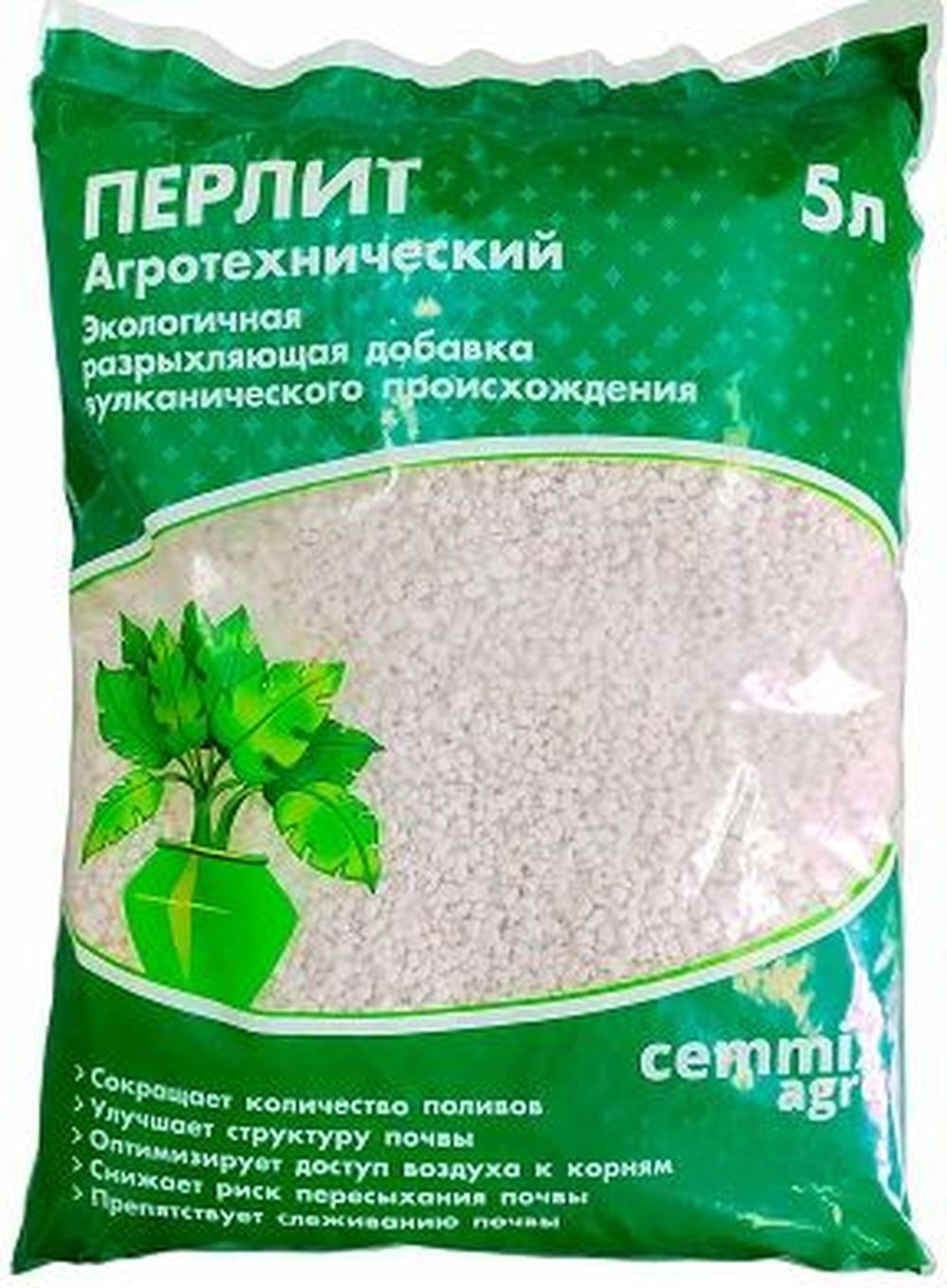 Изображение товара Перлит для растений CEMMIX 5 л