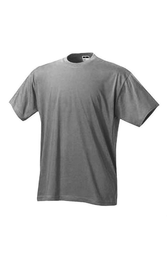 Изображение товара Серая трикотажная футболка текстиль размер M комфорт и стиль