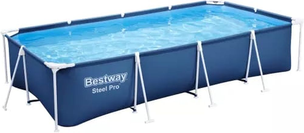 Изображение товара Каркасный прямоугольный бассейн Bestway 400x211x81 см для семьи и отдыха