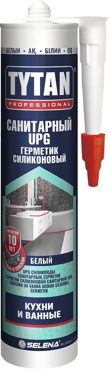 Изображение товара TYTAN Professional Герметик Силиконовый Санитарный UPG белый 280 мл