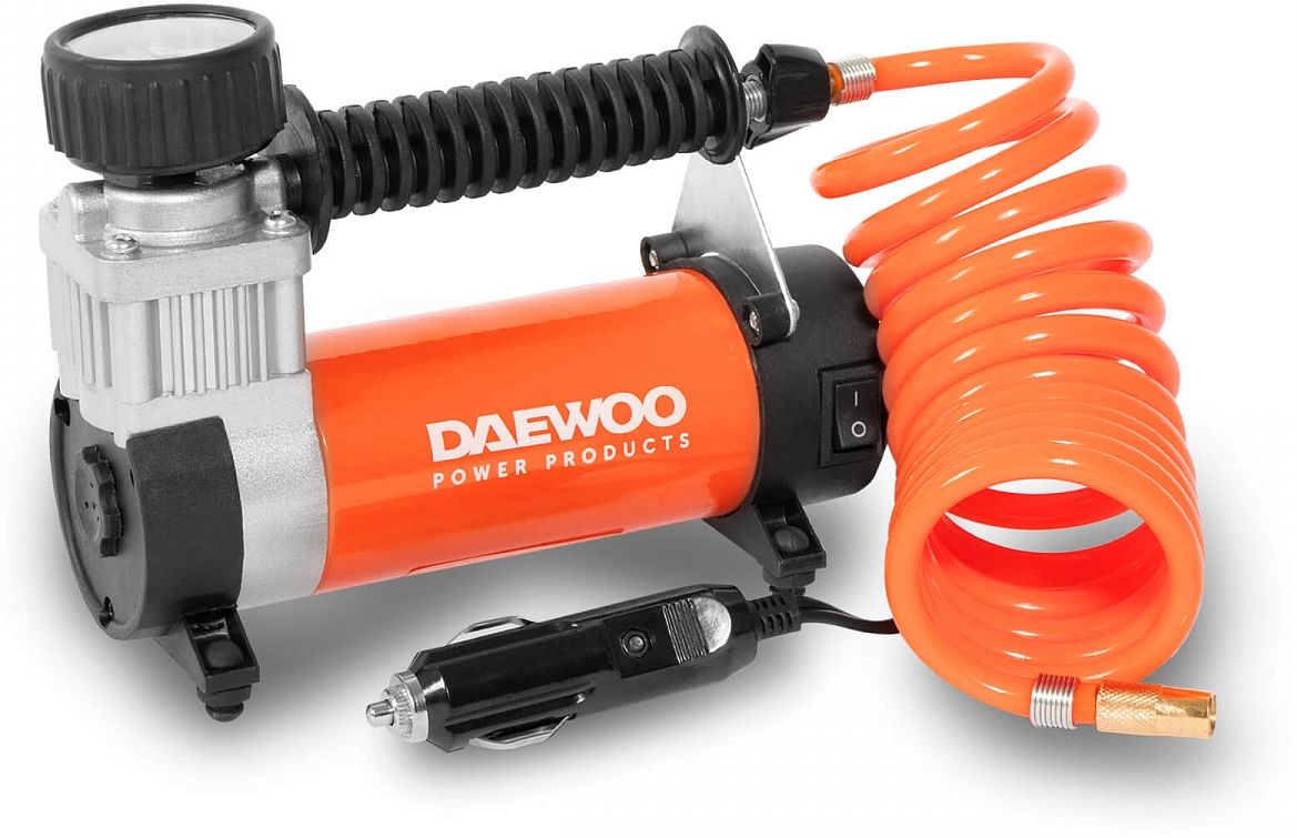 Изображение товара Автомобильный компрессор 50 л/мин DAEWOO DW55 PLUS для шин, портативный