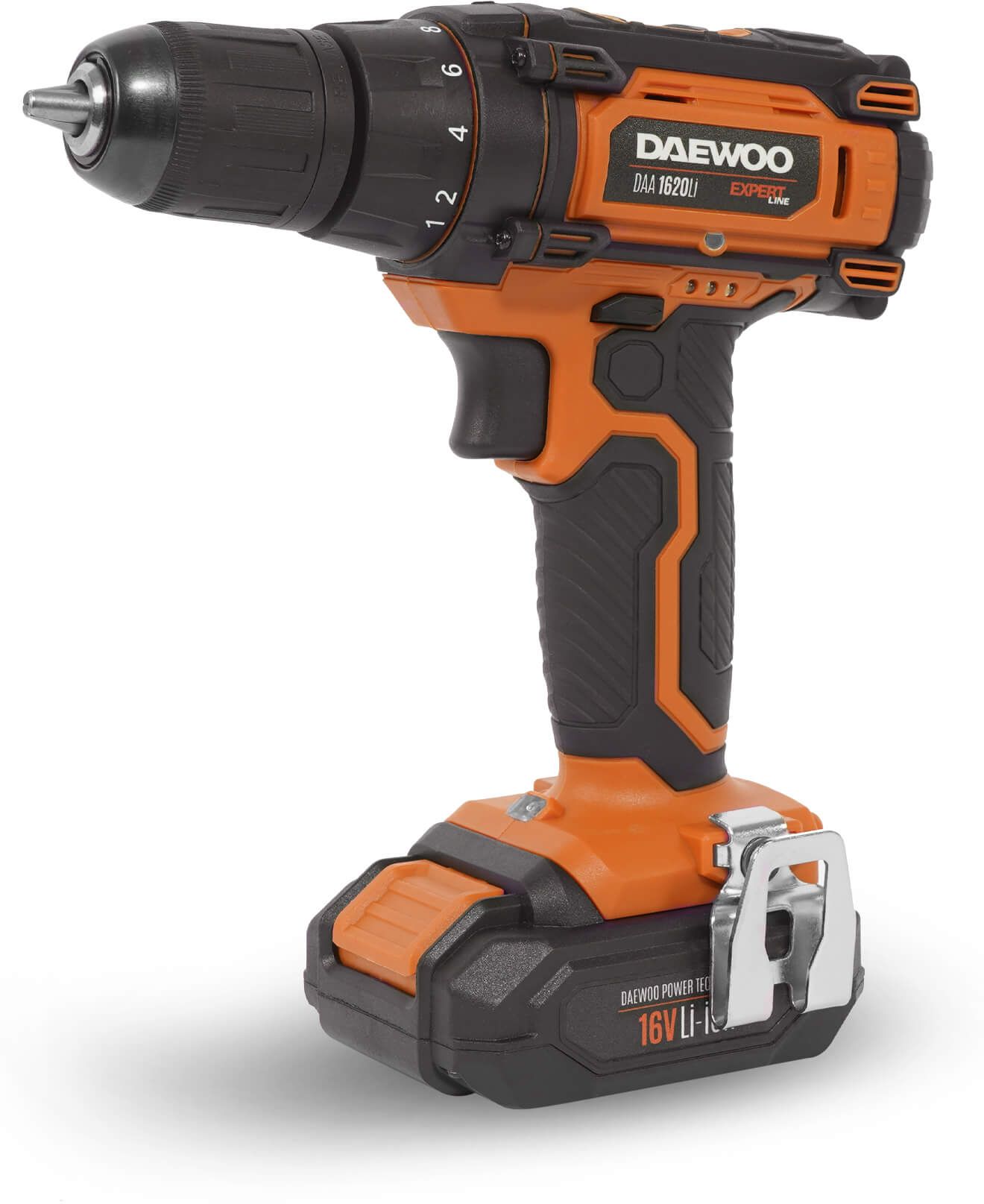 Изображение товара Аккумуляторная дрель-шуруповерт DAEWOO DAA 1620Li 2 аккумулятора, кейс