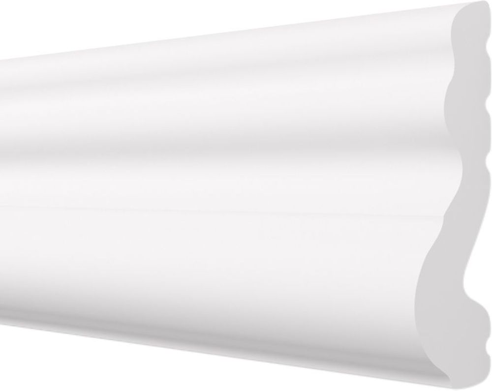 Изображение товара Ударопрочный молдинг ПЛИНТЭКС M4 60/20 белый 60x20 мм для отделки
