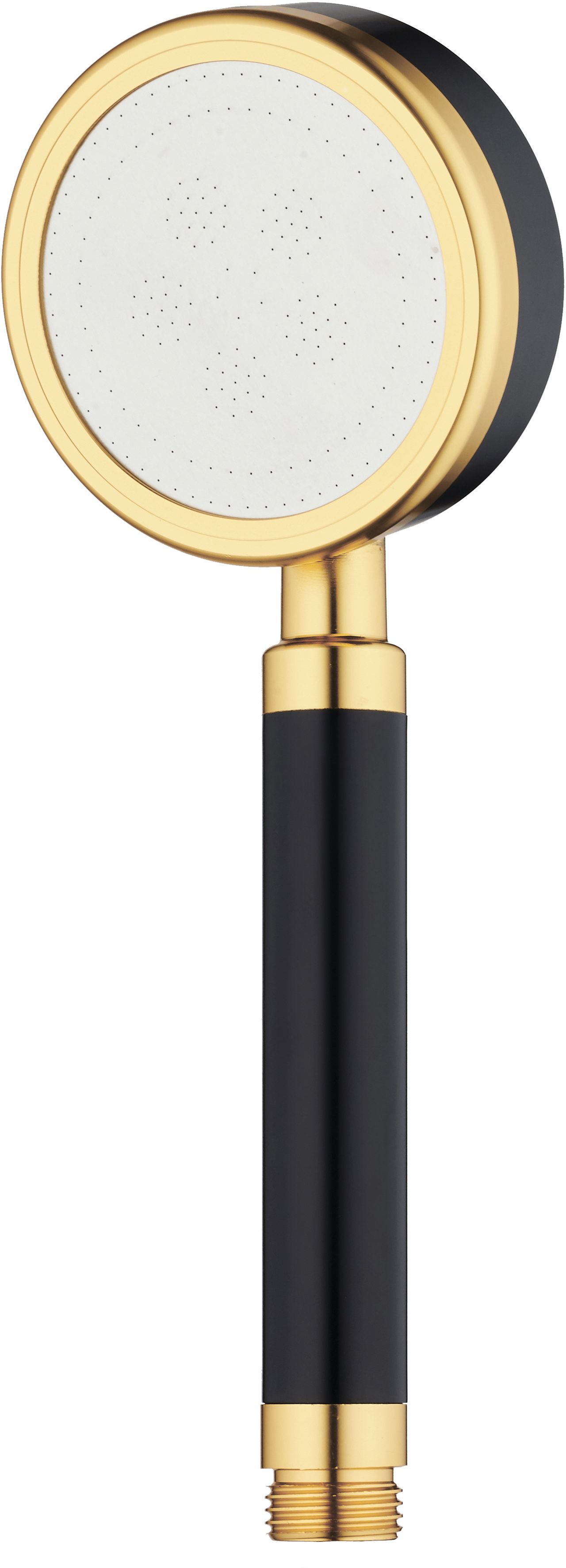 Изображение товара Лейка для душа однопозиционная ARGO GOLD, d 80 мм, черный/золото