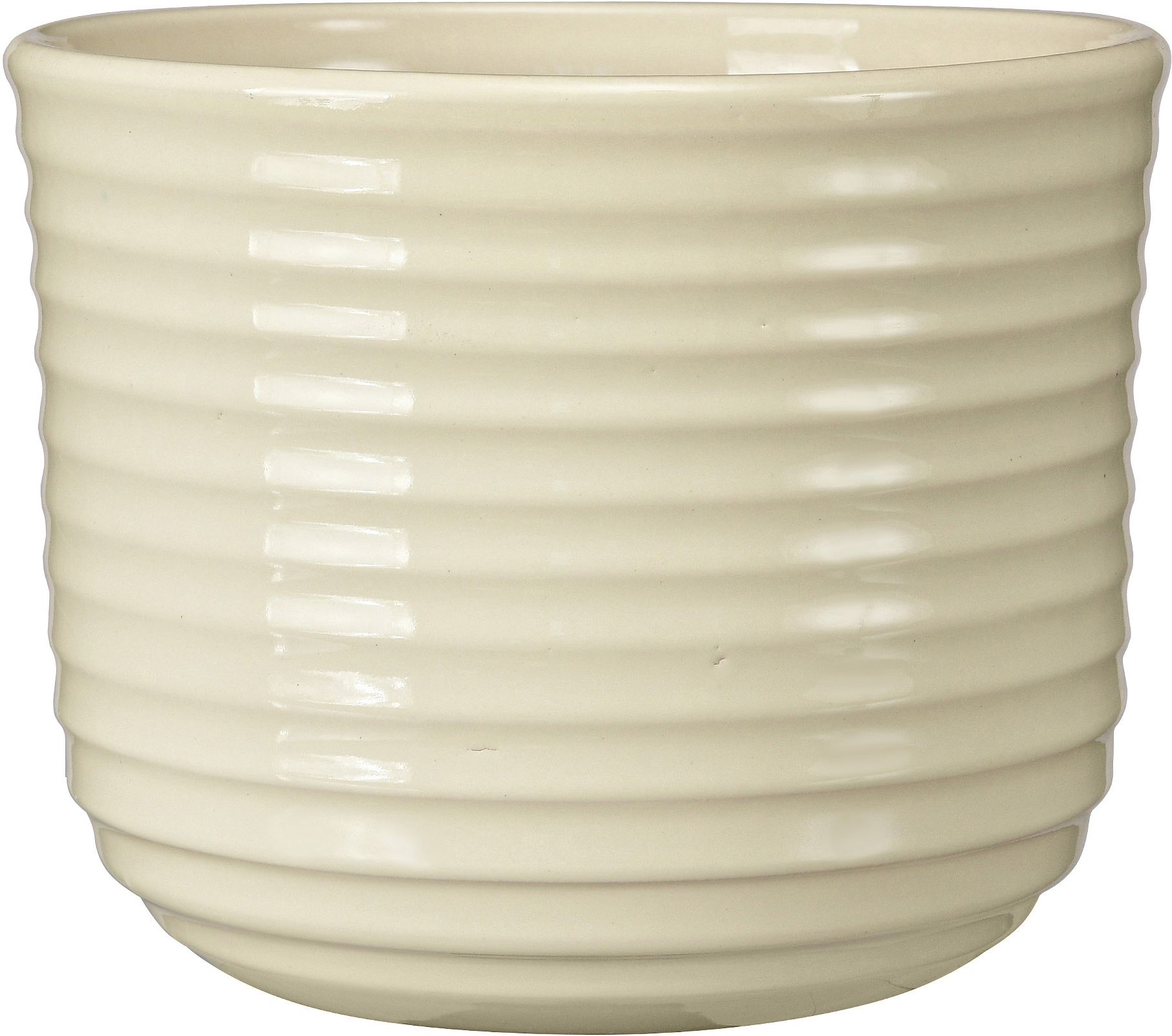 Изображение товара Кашпо Арабика d-12 см керамическое шампань