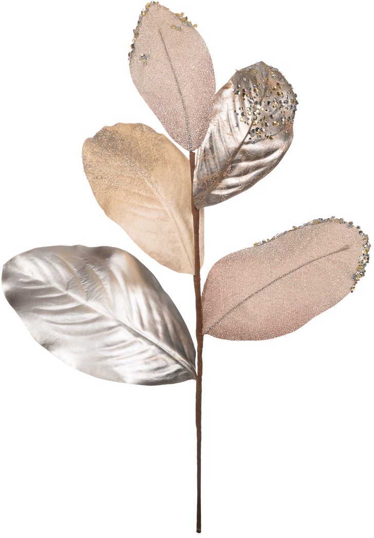 Изображение товара Искусственное растение розовый металлик для декора интерьера