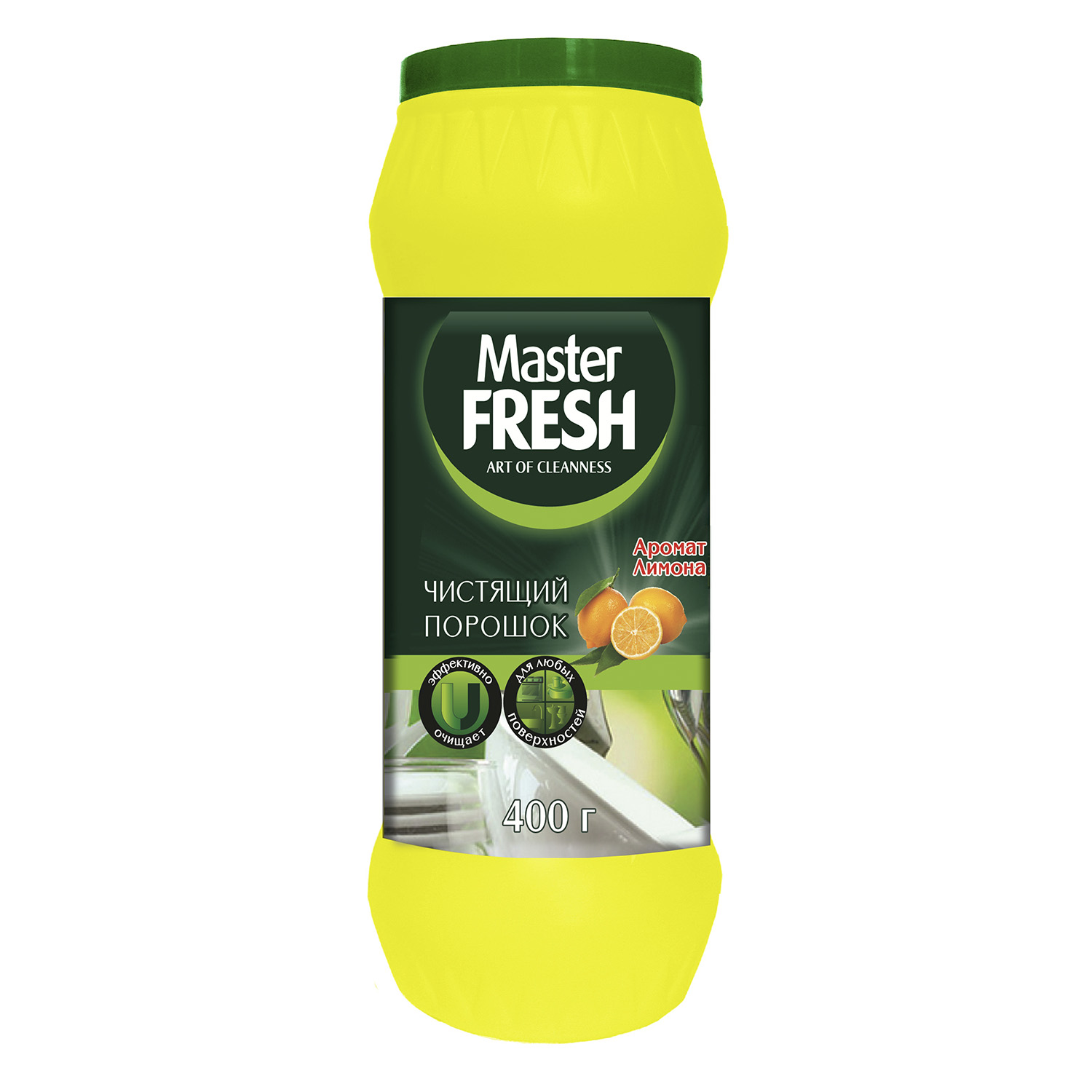 Изображение товара Чистящий порошок Mr. Fresh с ароматом лимона 400 г для быстрой очистки