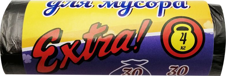 Изображение товара МЕШКИ 30ШТ Д/МУСОРА  ПНД 30Л