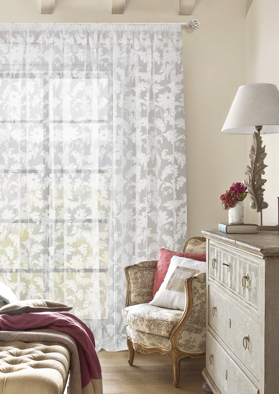 Изображение товара Штора на тесьме Gardenia ширина 300 см высота 265 см от Эскар