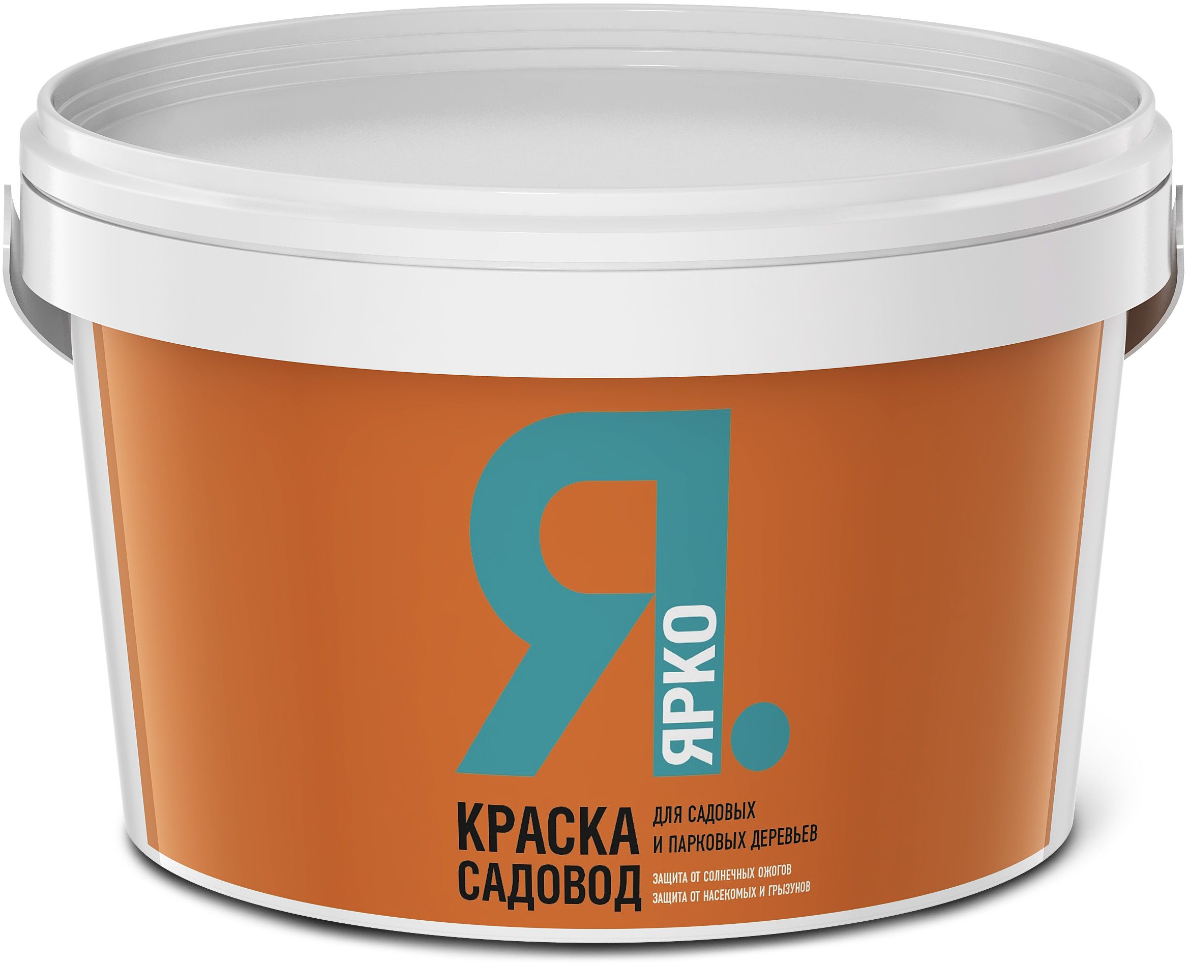 Изображение товара Краска для садовых и парковых деревьев ЯРКО белая 2,5 кг защита от вредителей и грибков