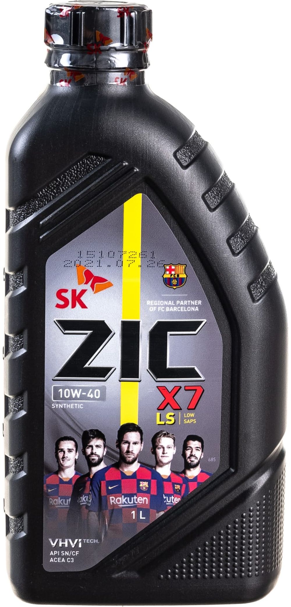 Изображение товара Масло моторное синтетическое ZIC X7LS10W-40 1Л для автомобиля