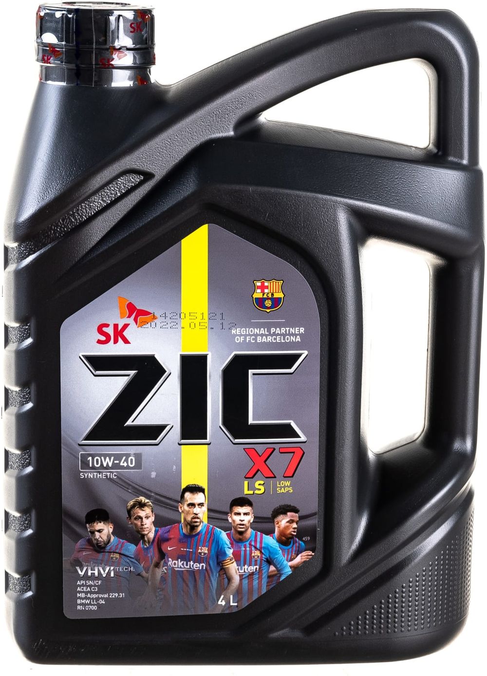 МасломоторноесинтетическоеZicX7LS10W-404Л