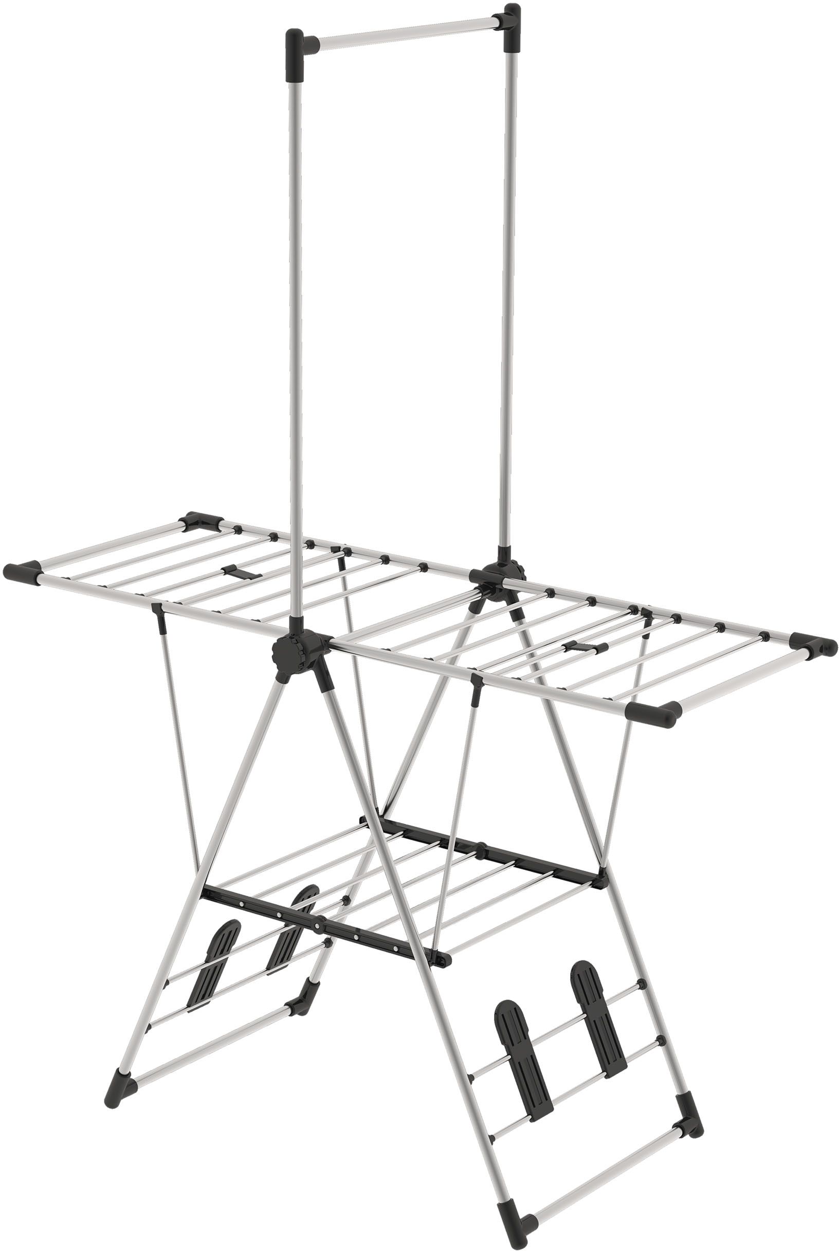 Изображение товара Сушилка для белья стальная JOY Home 110x66 см, напольная раскладная
