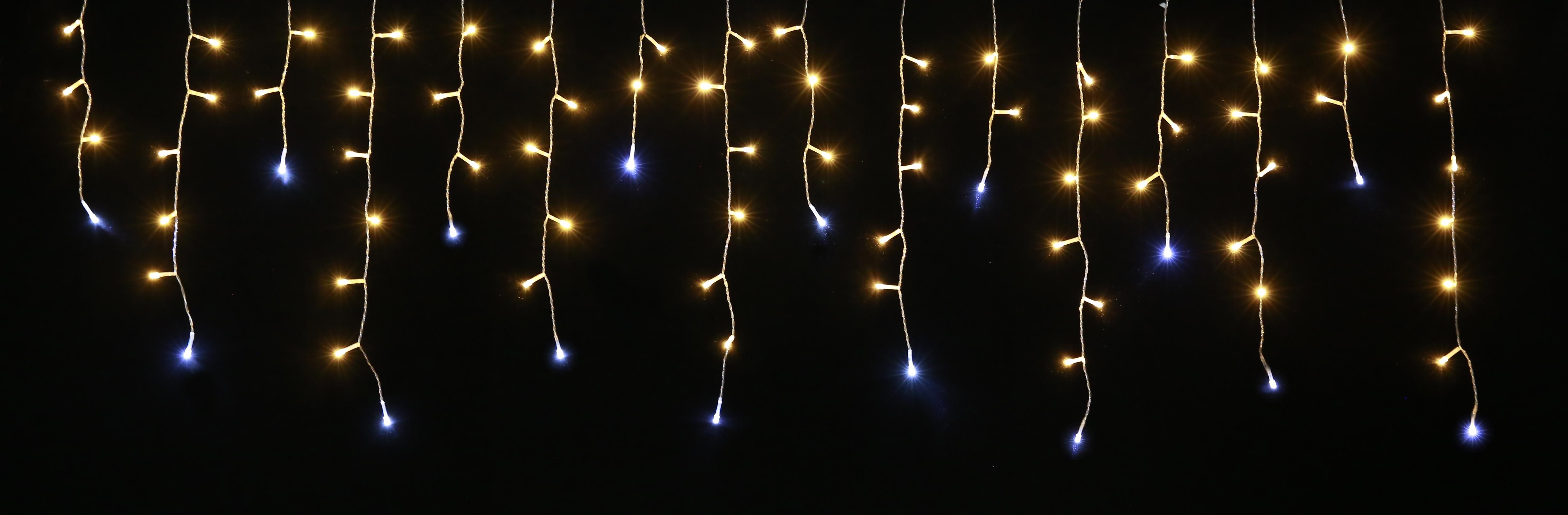 Изображение товара Гирлянда внутренняя бахрома SH LIGHTS 80 LED белый 2 м