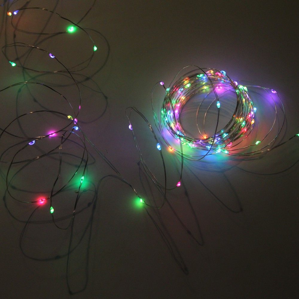 Изображение товара Гирлянда внутренняя нить  SH LIGHTS 96 LED многоцветный 9,6 м