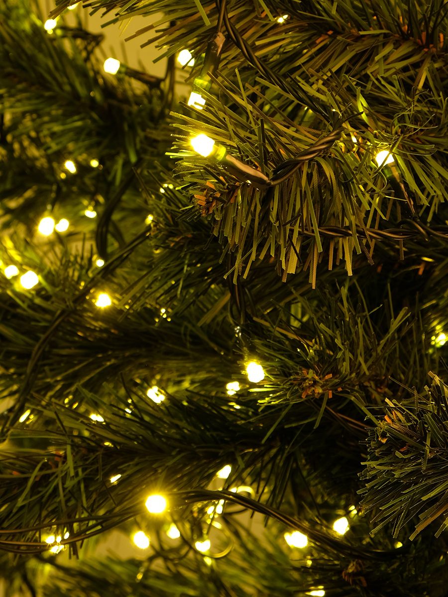 Изображение товара Гирлянда внешняя нить SH LIGHTS 180 LED золотистый 9 м для улицы и интерьера