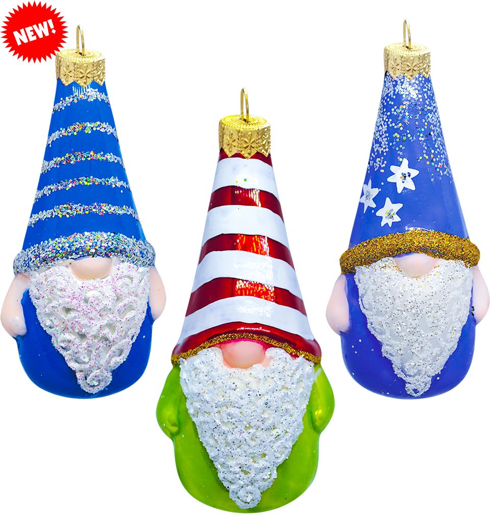 Изображение товара Ёлочная игрушка Коломеев Веселый бородач 10 см в подарочной упаковке