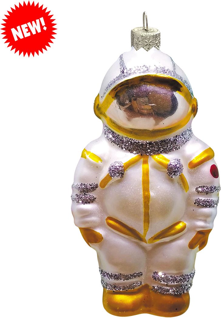 Изображение товара Ёлочная игрушка Коломеев Космонавт 11 см в подарочной упаковке