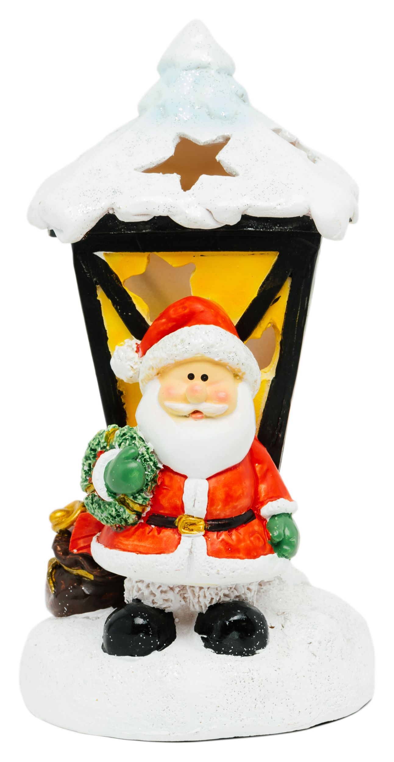 Изображение товара Декоративный фонарь "Дед Мороз фонарь"L9.5W10H19.5 см